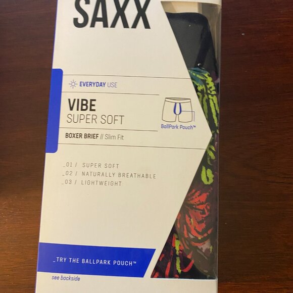 SAXX VIBE Boxer Briefs “Midnight Tropics" - Picture 3 of 4